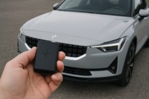 Polestar 2 avain ja auto