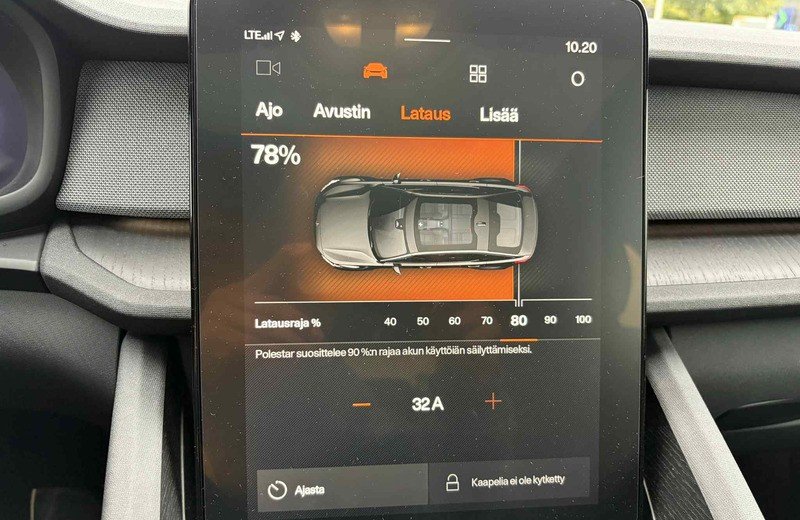 Polestar 2 latausteho