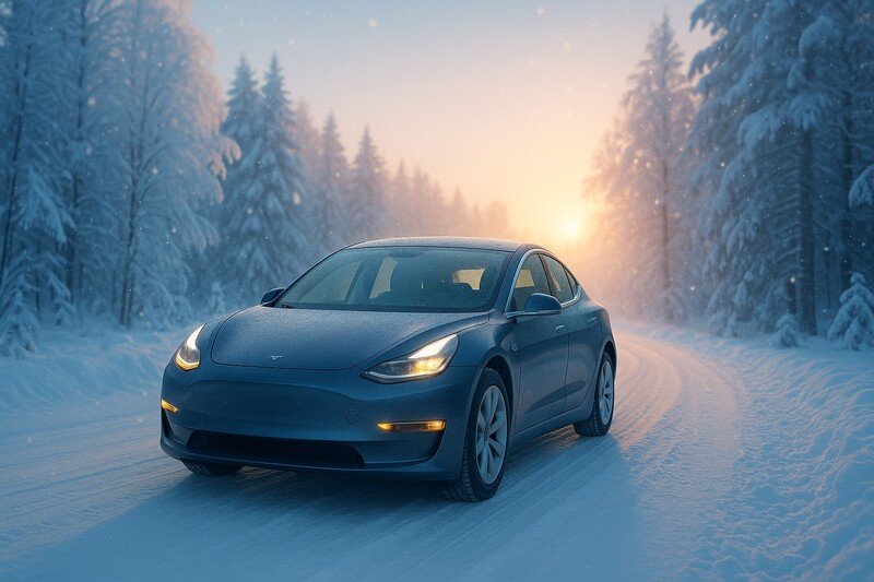 Sähköauto talvella